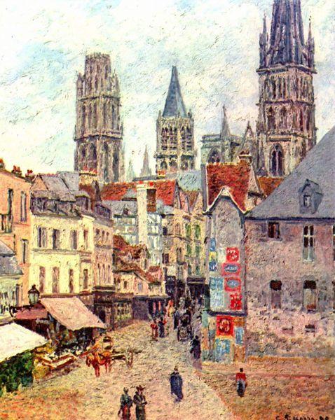 Camille Pissarro Rouen, Rue de l Epicerie